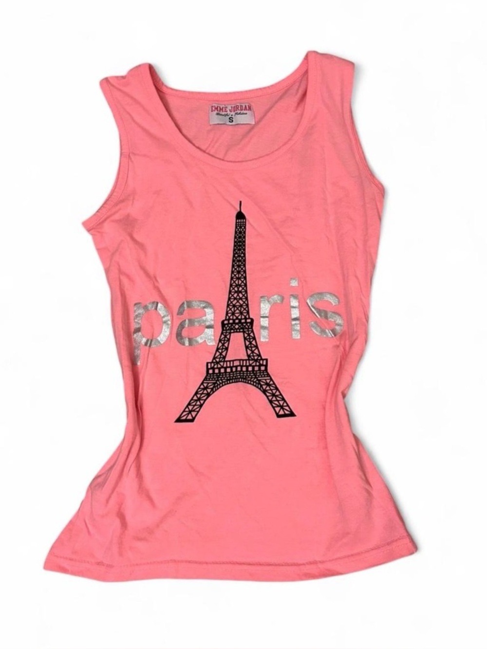 pink tank top